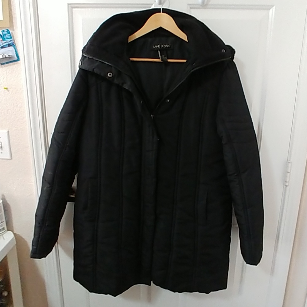 Lane Bryant puffer jacket with hood size 14/16